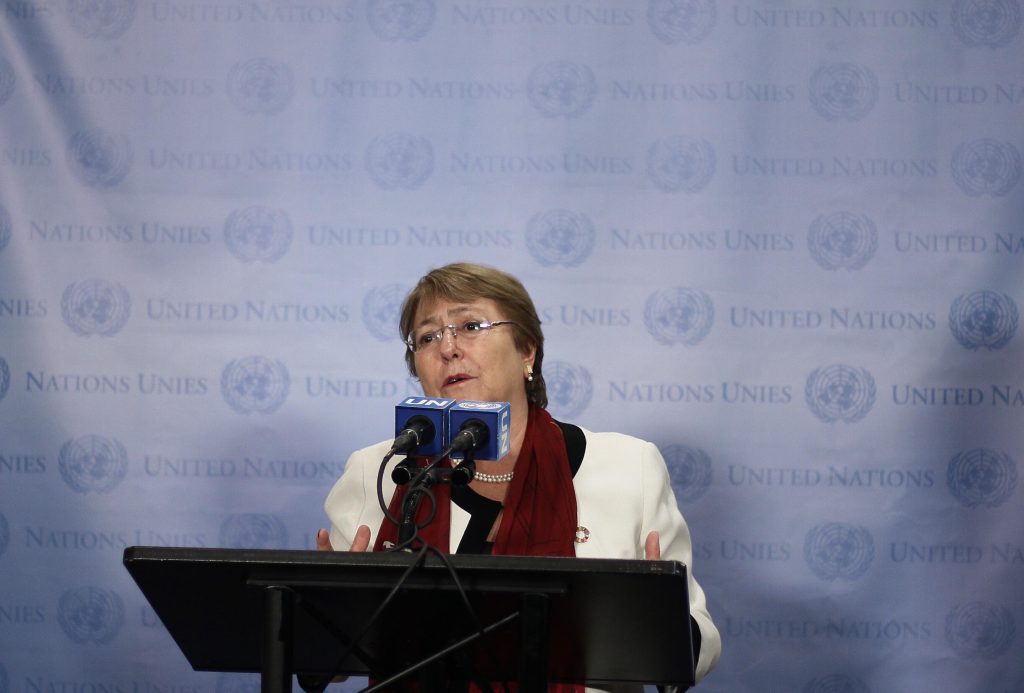 Oposición venezolana pide a Bachelet que constate violación de DD.HH en el país