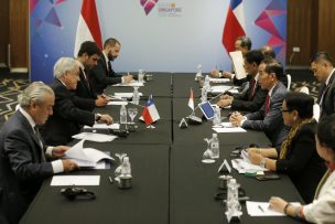 Presidente Piñera sostiene reuniones con líderes de Singapur e Indonesia