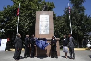 Princesa Ana de Inglaterra inauguró monumento a Lord Cochrane en Los Héroes