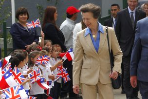 Princesa Ana visitó el colegio St. Peter's School de Viña del Mar