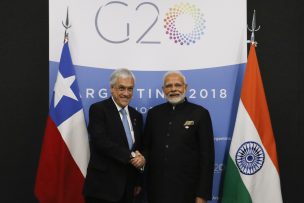 Presidente Piñera sostuvo encuentro con Primer Ministro de India