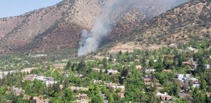 Incendio en Cerro Manquehue es controlado por Bomberos