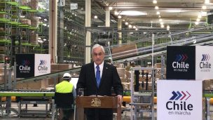 Presidente Piñera inaugura centro de distribución que generará casi 1500 trabajos