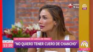 Carola de Moras reveló como fueron sus días antes de dejar la televisión