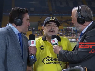 Maradona se fue a blanco