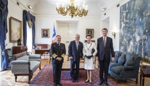 Presidente Piñera recibe a princesa Ana de Inglaterra