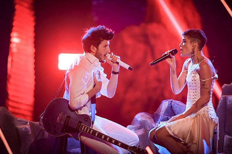 Así fue el show de Sebastián Yatra y Halsey en los Grammy Latinos