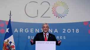 Confirmado: Chile participará en próxima cumbre G20 de Japón