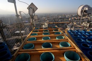 Todo listo para recibir el año desde la torre Entel