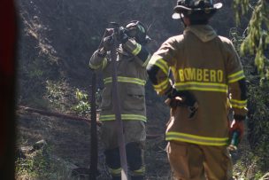 Incendio ocurrido en Viña del Mar dejó a tres personas damnificadas