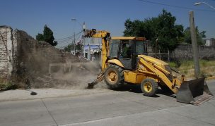 Presidente Piñera supervisa nueva demolición de muros en La Legua