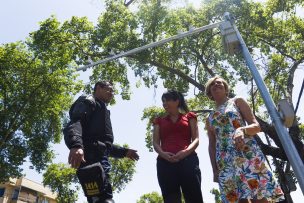 Providencia instala cinco pórticos lectores de patentes para prevenir delitos