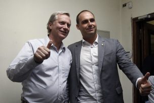 Eduardo Bolsonaro se reunió con José Antonio Kast