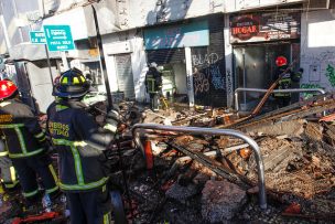 Precaución: Inmueble quemado en Matucana está con riesgo de derrumbe