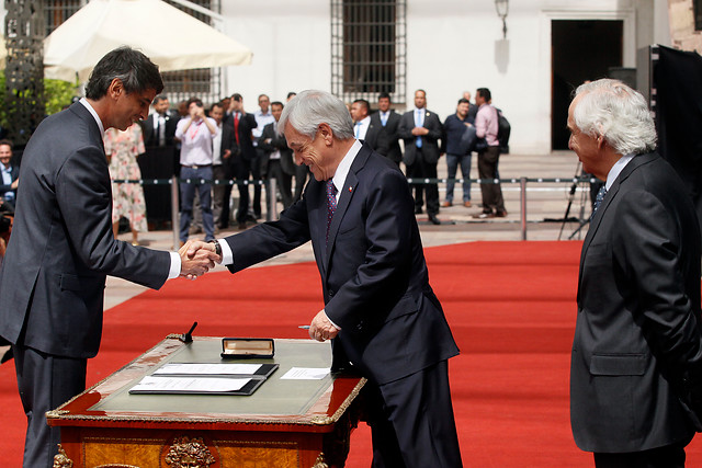 Presidente Piñera presenta a Andrés Couve como el primer ministro de Ciencia