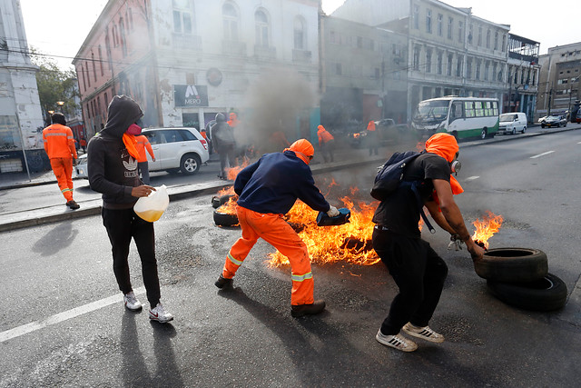 Dirigente de sindicato portuario: “No sé qué quiere el Gobierno, si quiere un muerto va a ser responsabilidad de Piñera”