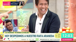 Rafael Araneda llora en emotiva despedida del matinal de Chilevisión