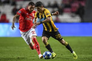 Nicolás Castillo vio desde la banca la victoria del Benfica ante Río Ave