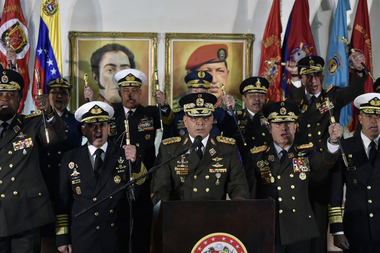 FF.AA. de Venezuela tildan autoproclamación de Guaidó de “golpe de Estado”