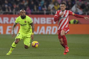 Arturo Vidal y el FC Barcelona vencen al Girona y se mantienen en la cima de la liga española