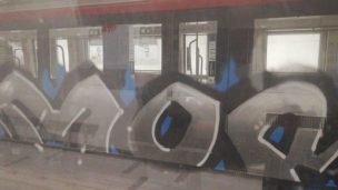 Rayan vagón del Metro de la Línea 3 que todavía no ha sido inaugurada