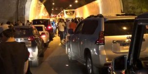 Incendio en el túnel Lo Prado provocó gran taco en la ruta 68
