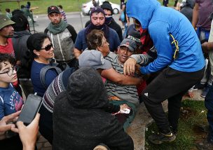 Pescadores resultan heridos con perdigones durante protestas en Valdivia