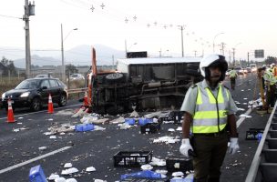 Al menos 5 adultos y dos niños lesionados por colisión en la Ruta 68