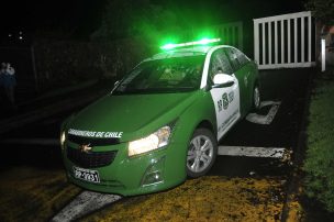 Carabineros detiene a tres individuos tras ser sorprendidos en robando en bodega