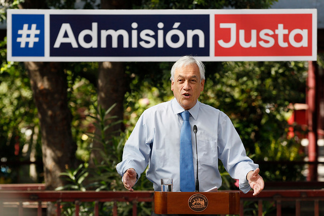 Presidente Piñera corrige sus palabras de “industria de la educación”: “Comunidad escolar, a eso me refería”