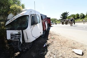 Formalizaron a camionero que protagonizó accidente donde murieron tres personas