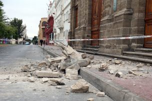 Catedral de La Serena quedó con daño estructural en una de sus torres tras sismo 6,7