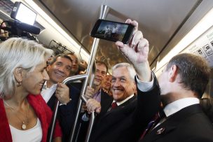 Presidente Piñera reafirma su anunció de una Línea 10: 