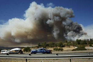 Incendio en Casablanca: 120 hectáres afectadas, un detenido y fuego se aleja de Santuario