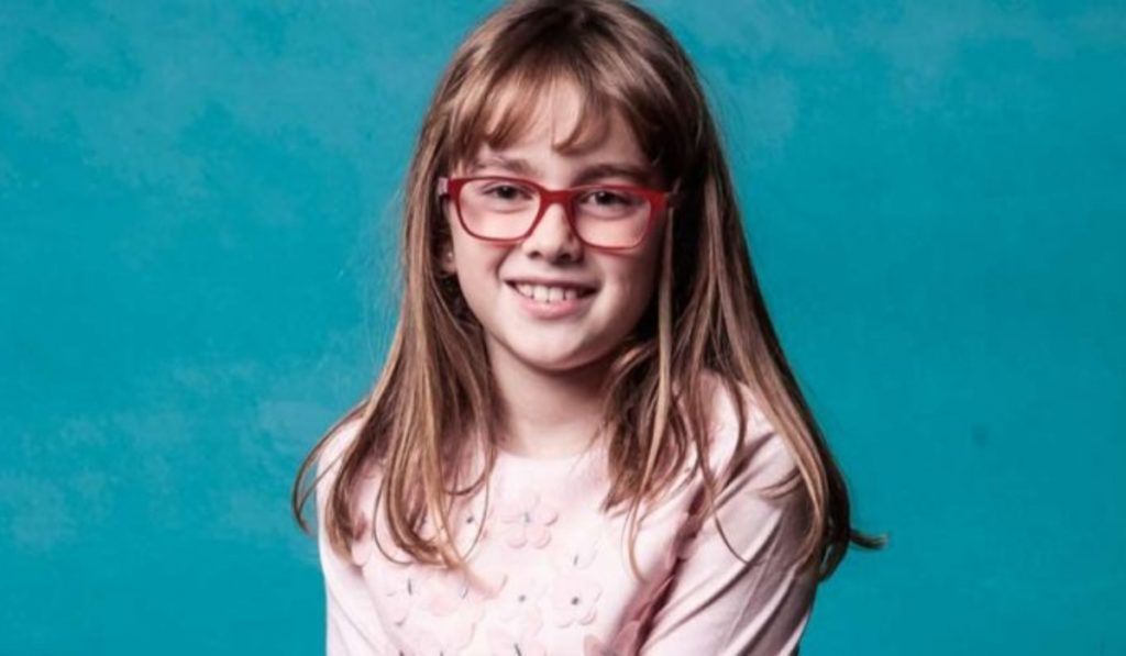 El sentido mensaje de la pequeña actriz de Mega Giulia Inostroza tras la muerte de su padre