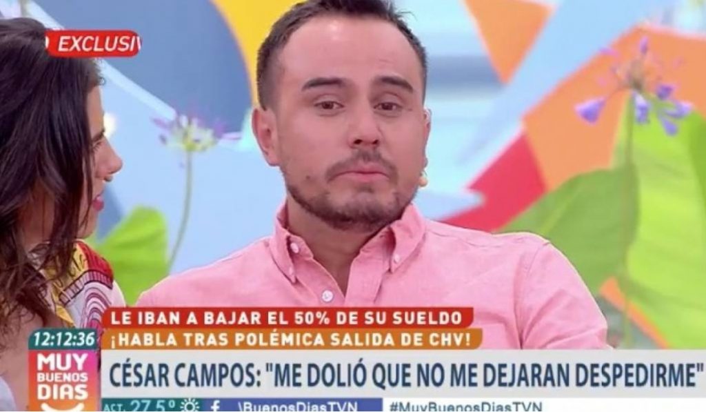 César Campos se quiebra tras revelar qué fue lo que más le dolió de su salida de CHV