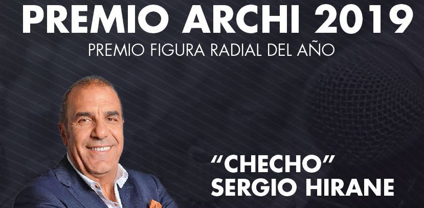 Sergio “Checho” Hirane es destacado como la Figura Radial del Año por la Archi