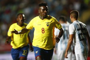 Ecuador vino desde atrás para derrotar a Argentina en el Sudamericano Sub 20