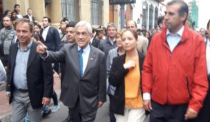 FOTOS I Presidente Piñera visita casco histórico de La Serena para evaluar los daños tras el sismo