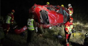 Tragedia carretera: Tres muertos deja accidente en Punta Arenas