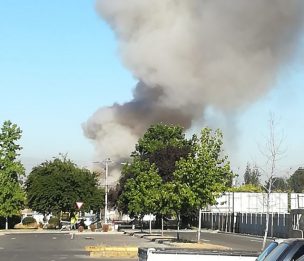 Dos heridos graves: avión liviano cayó y se calcinó en el Aeródromo Tobalaba