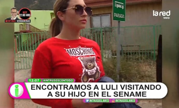 Denuncian que hijo de “Luli” tiene “trato especial” en centro del Sename: la modelo lo visitó