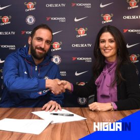 Gonzalo Higuaín es oficializado como nuevo jugador del Chelsea