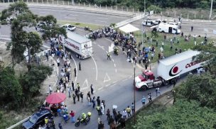 Ayuda humanitaria de EE.UU. llega a frontera de Colombia con Venezuela