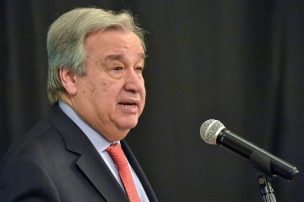 Secretario general de la ONU está 