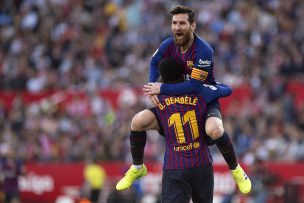 Messi le da la victoria al FC Barcelona que tuvo un duro partido con el Sevilla