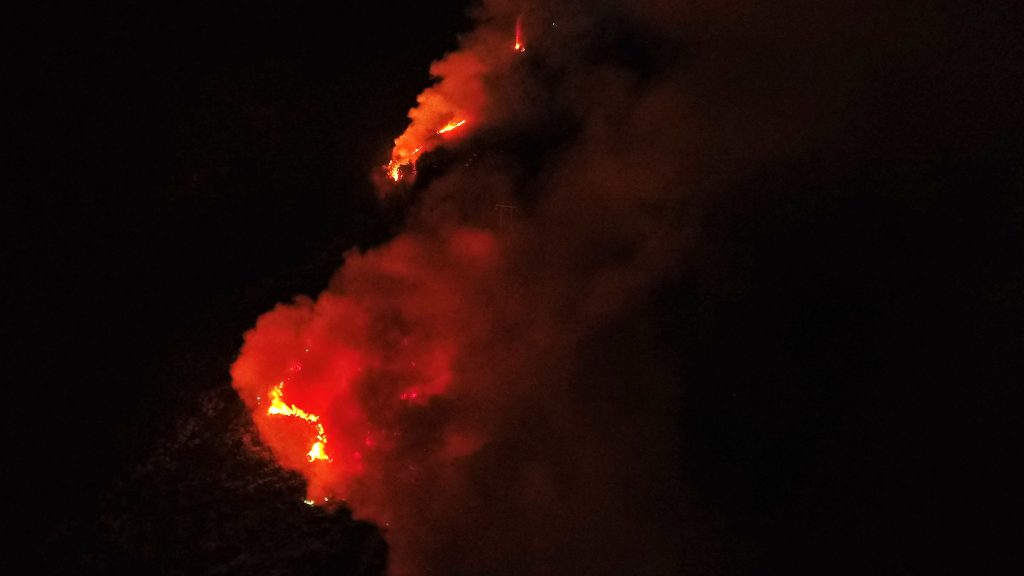 Onemi decretó Alerta Roja para Temuco por incendio forestal