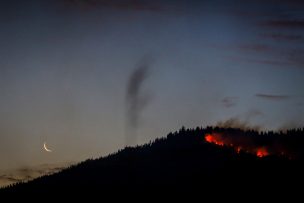 Un respiro: Temperaturas empezarán a bajar en zonas afectadas por incendios