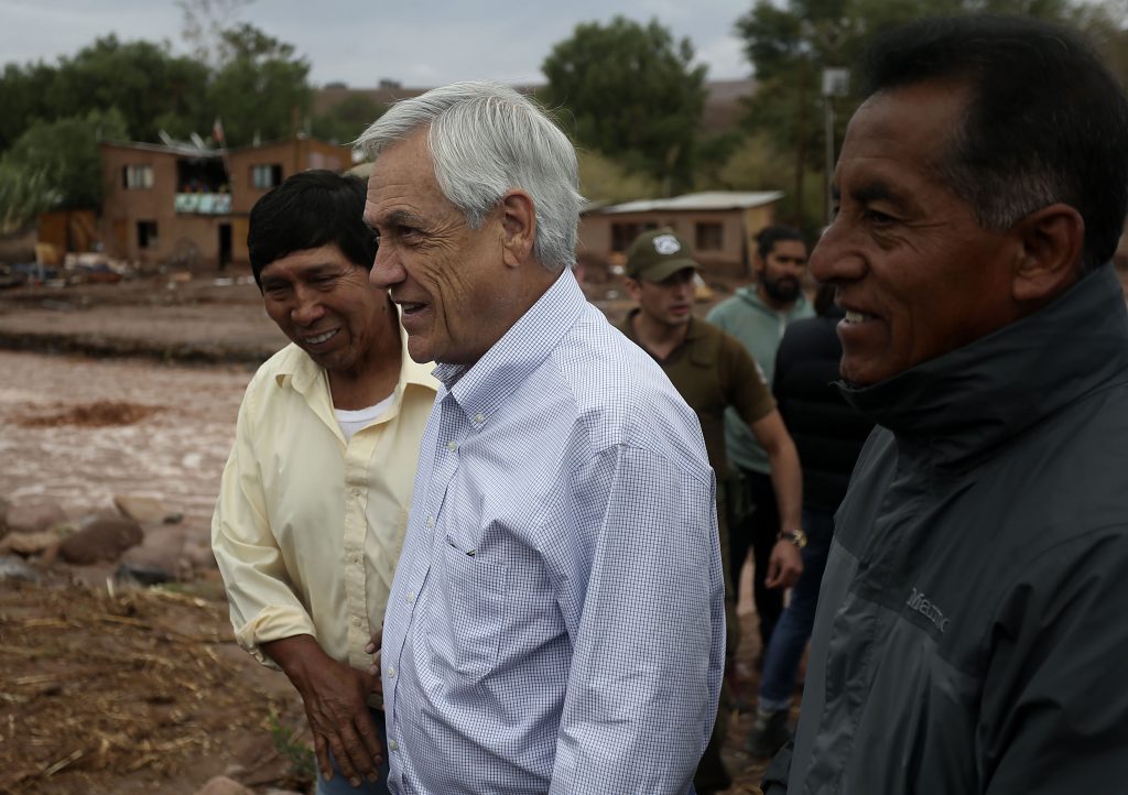 Presidente Piñera descartó decretar zona de catástrofe para la región de Arica