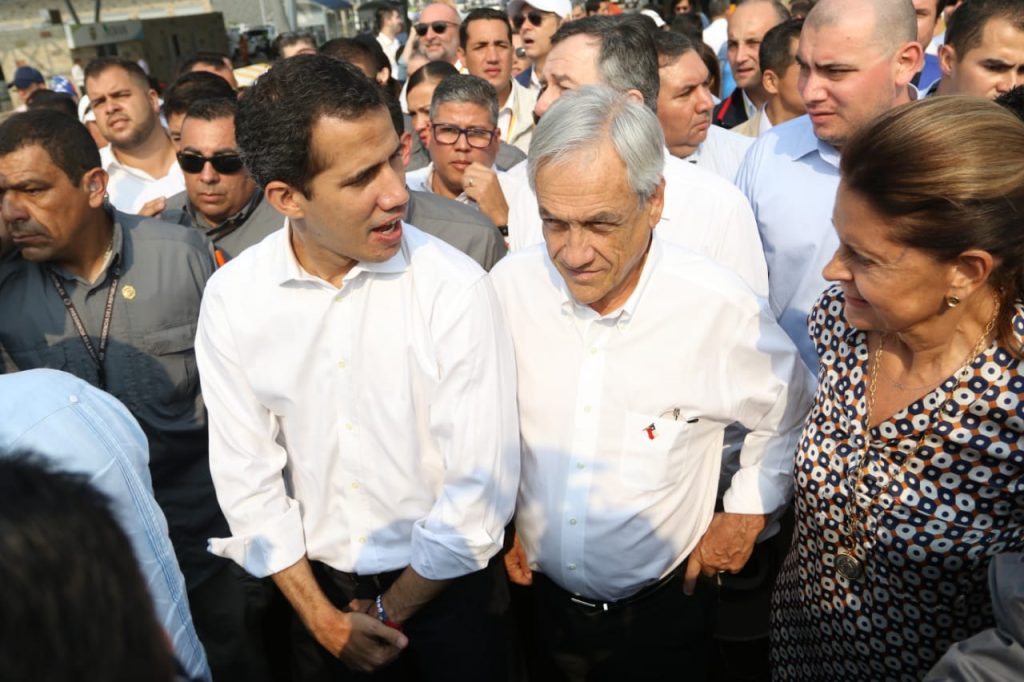 Sebastián Piñera confirma el ingreso de parte de la ayuda humanitaria a Venezuela
